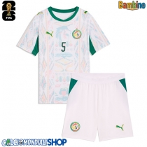Maglie da calcio Senegal Idrissa Gueye #5 Prima Maglia Bambino Mondiali 2026  Manica Corta (+ Pantaloni corti)